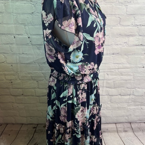 Joie de Vivre Floral Maxi Dress Large - Picture 3 of 9